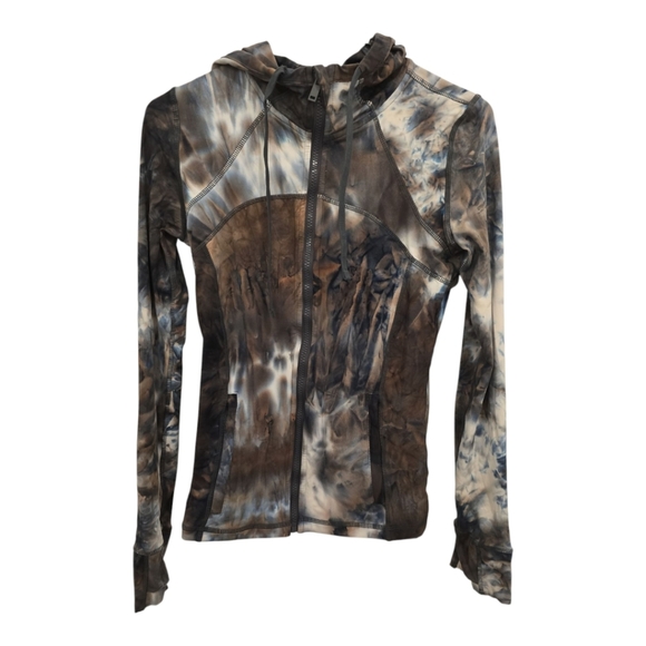 Woman’s Tie Dye Yoga Fitted Jacket - Picture 6 of 9